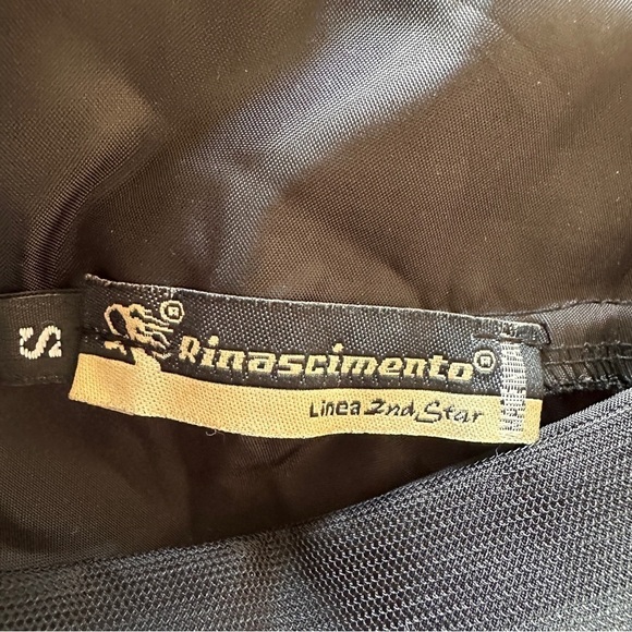 Rinascimento Italy Edwardian Steampunk Goth Black Layered Tulle Skirt Size S - Picture 6 of 8